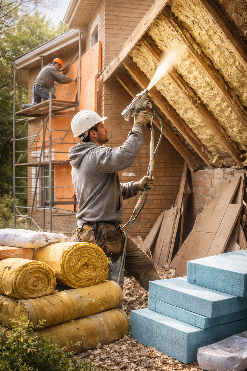 Утепление домов в Костроме под ключ от 4288 руб/м2 | Профессионально — ТепломастерКст