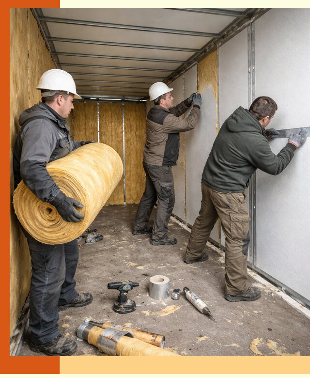 Утепление рефрижераторного контейнера в Костроме профессионально и надежно