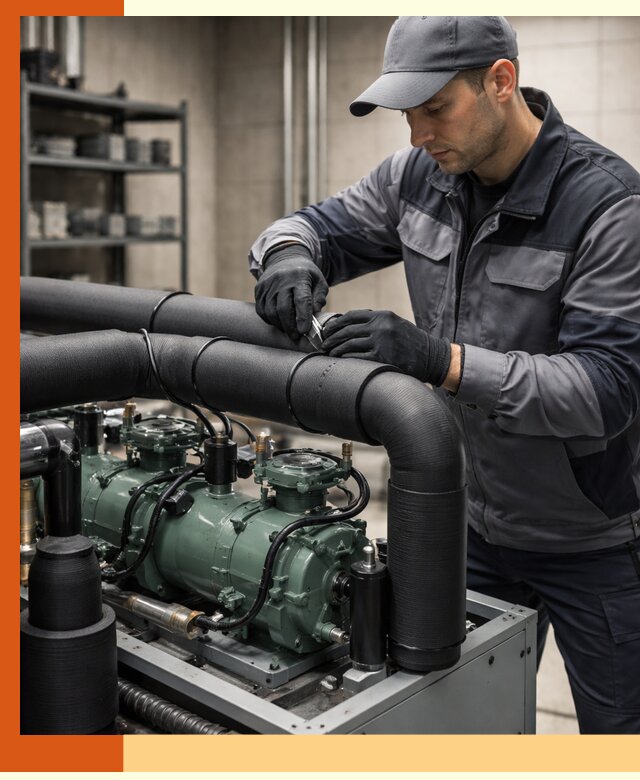 Утепление холодильного агрегата и теплоизоляция в Костроме