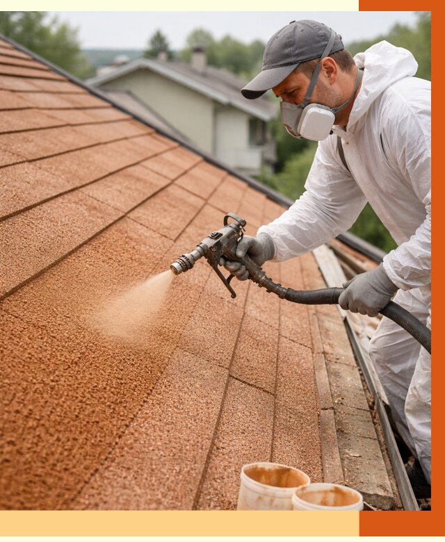 Утепление кровли жидкой пробкой в Костроме от 2756 руб./м² под ключ | ТепломастерКст